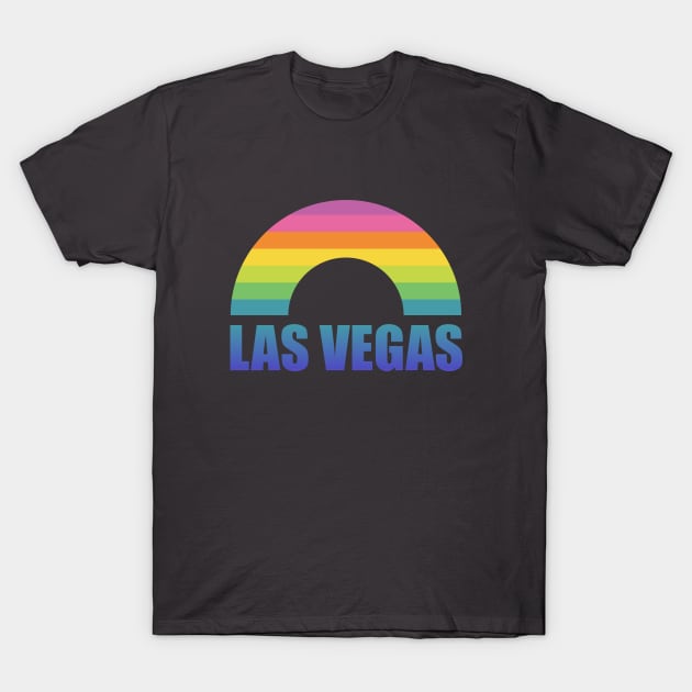 Las Vegas Rainbow T-Shirt by Dale Preston Design